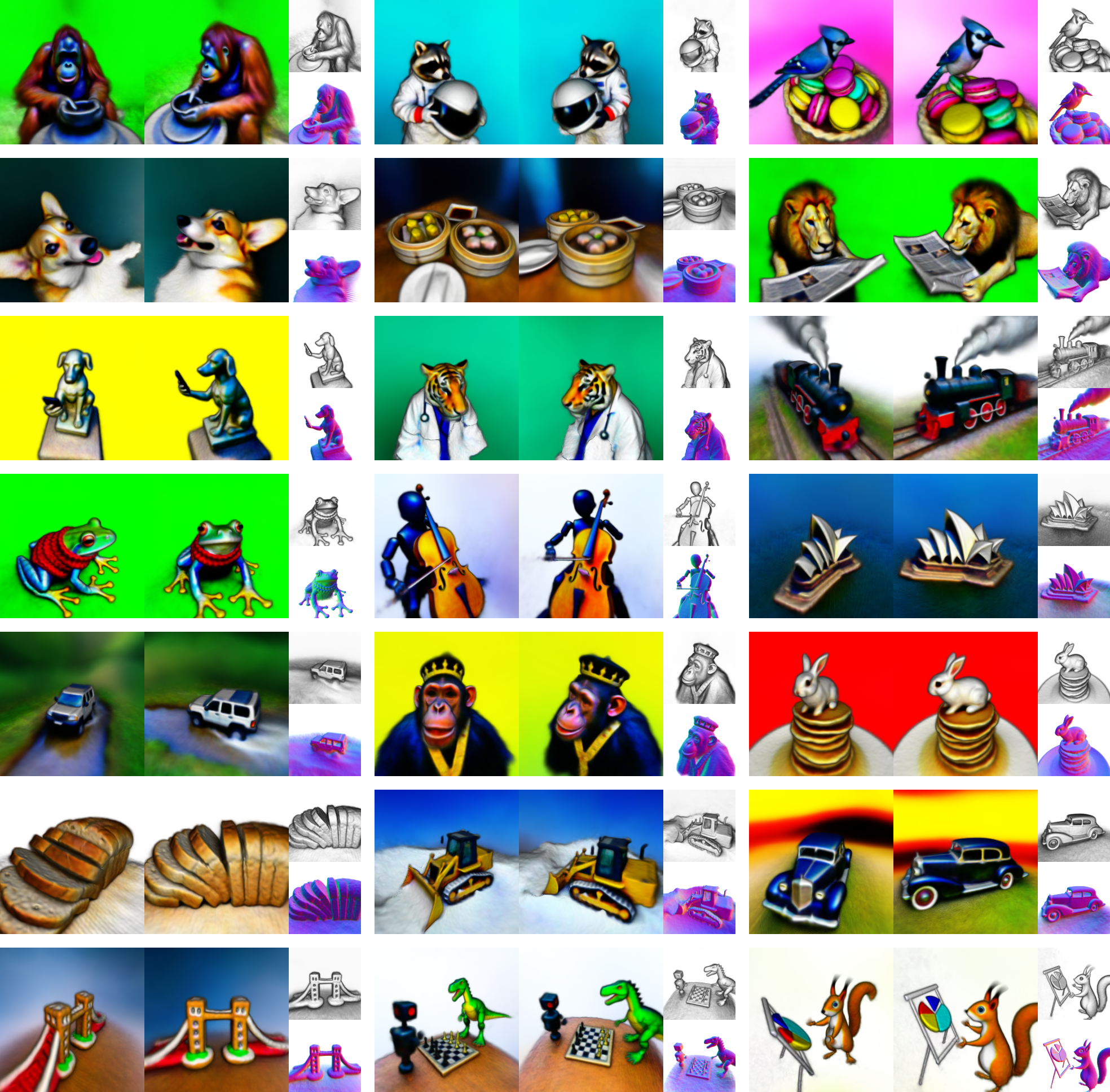 DreamFusion: Text-to-3D using 2D Diffusion